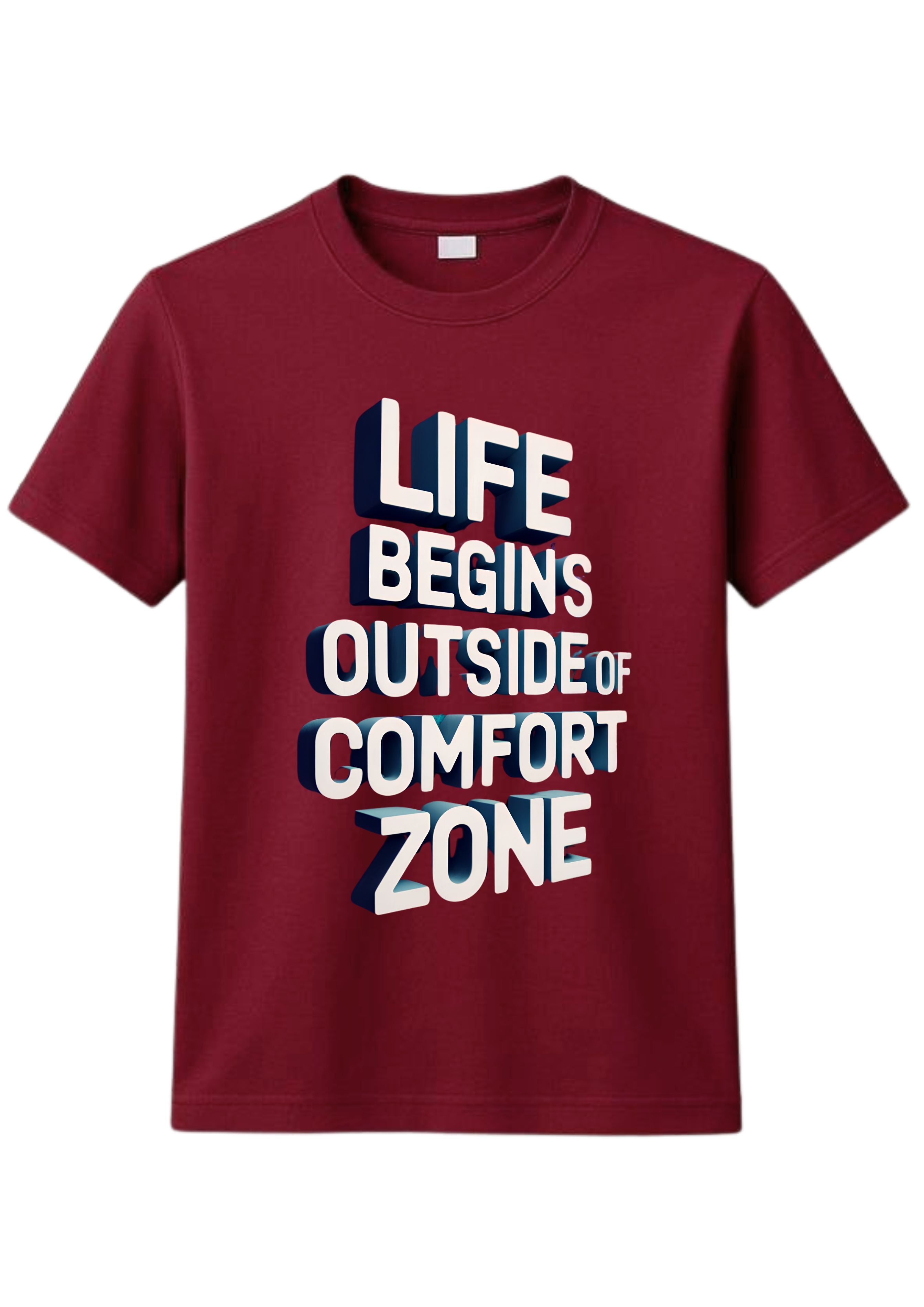 Hilytrends men & women Printed Round Neck Cotton Blend  T-Shirt