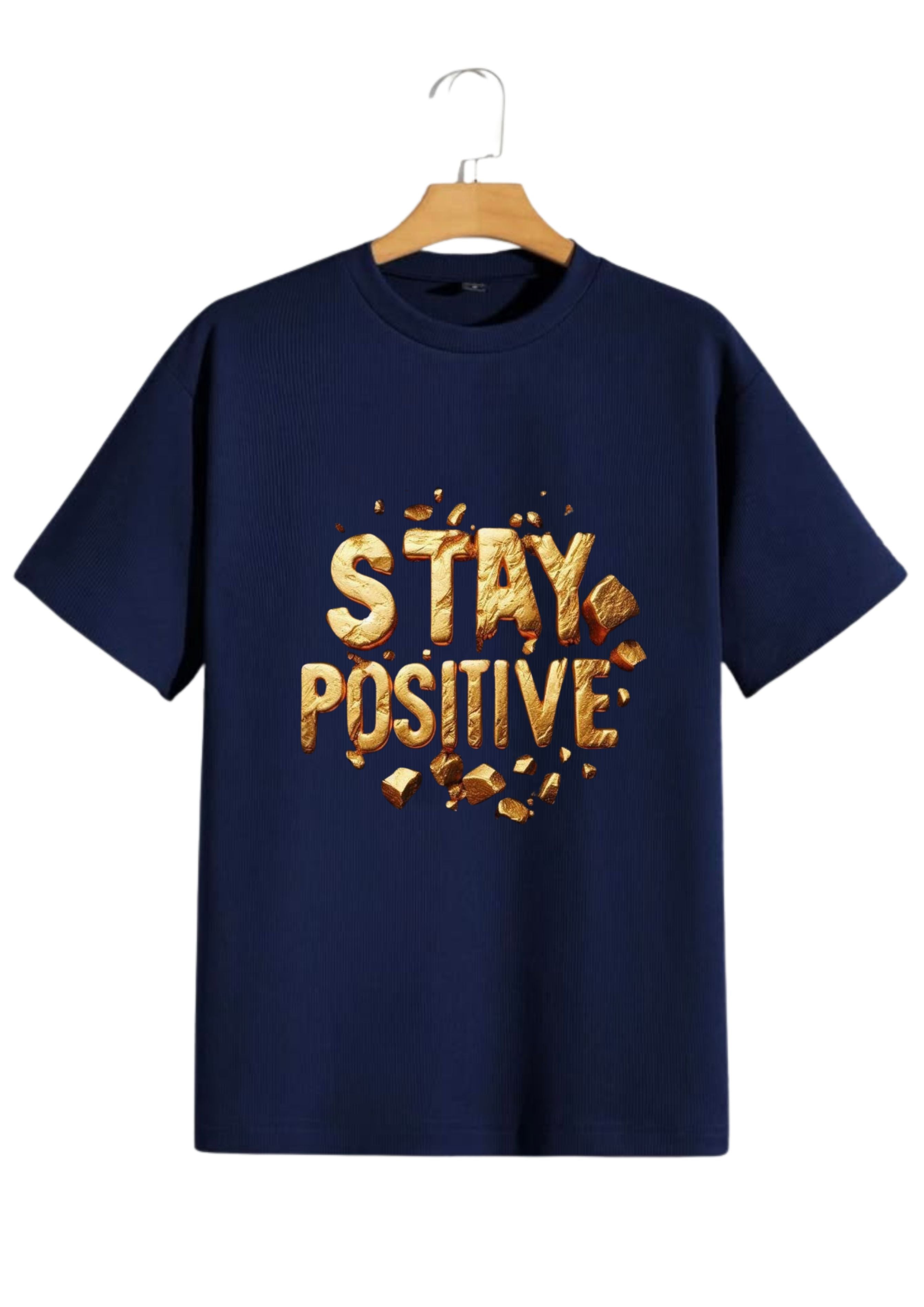 Hilytrends men & women Printed Round Neck Cotton Blend  T-Shirt