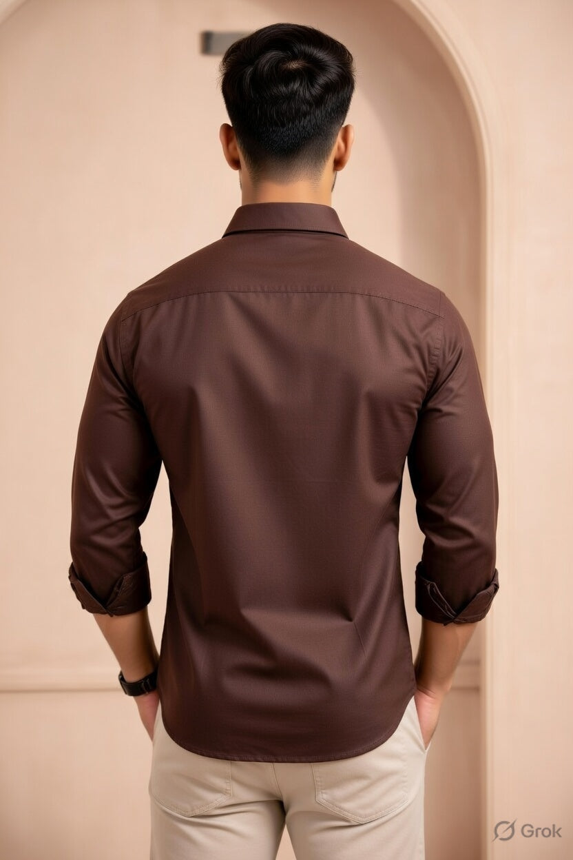 Hilytrends Full Sleeve Formal White Shirt