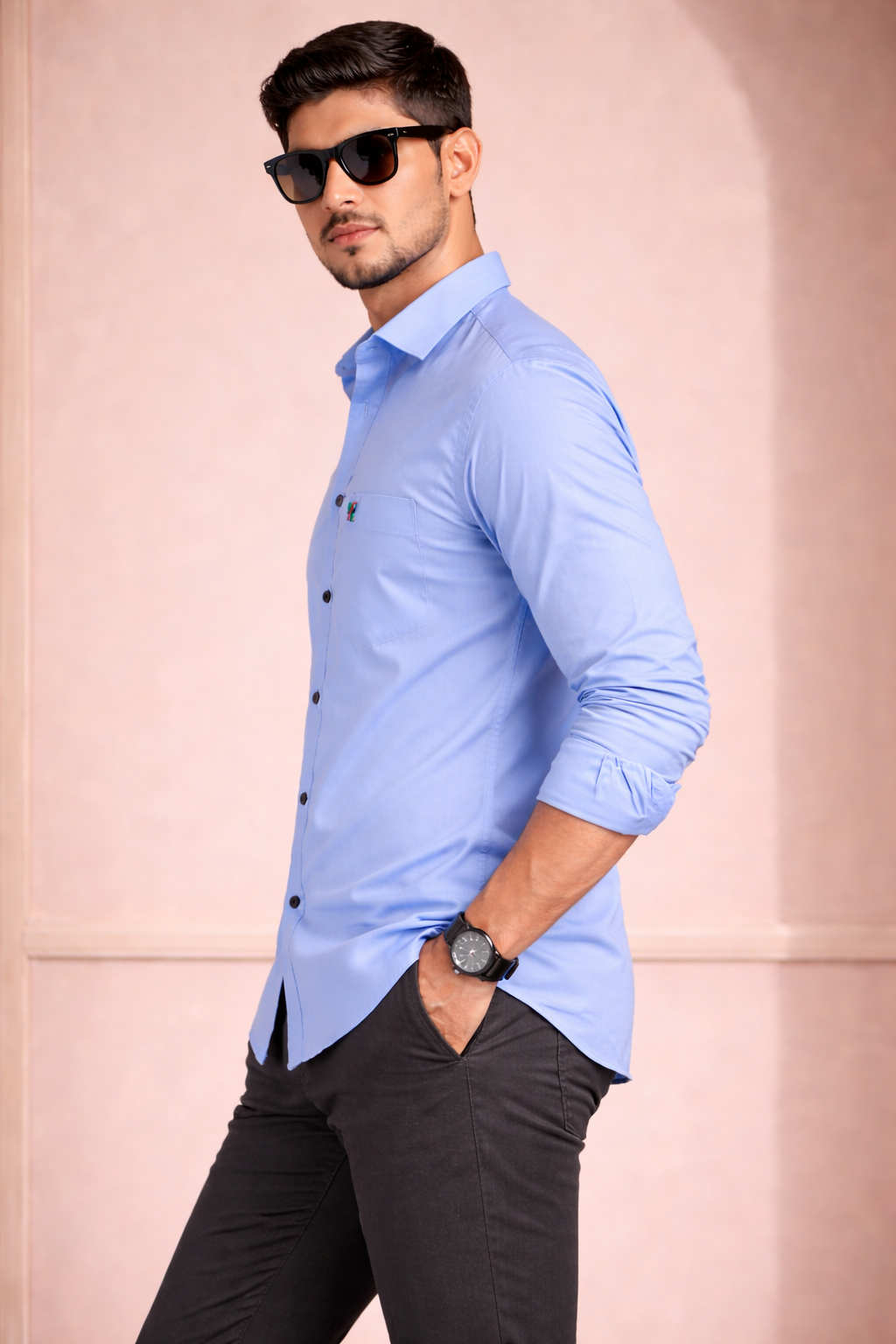Hilytrends Full Sleeve Formal White Shirt