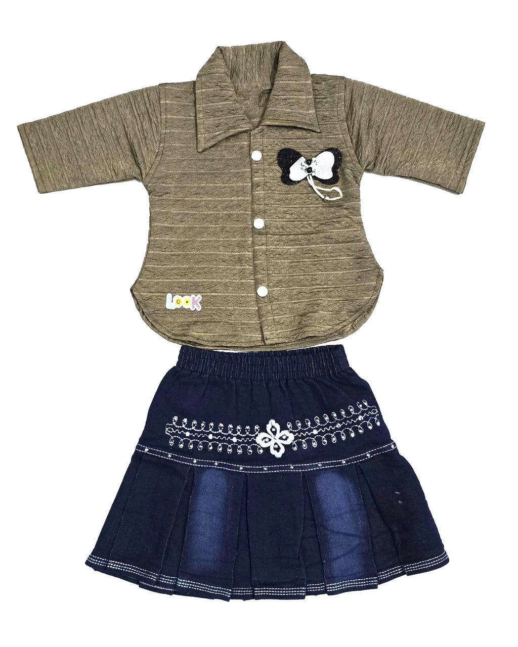 Hilytrends Girls Top and Skirt