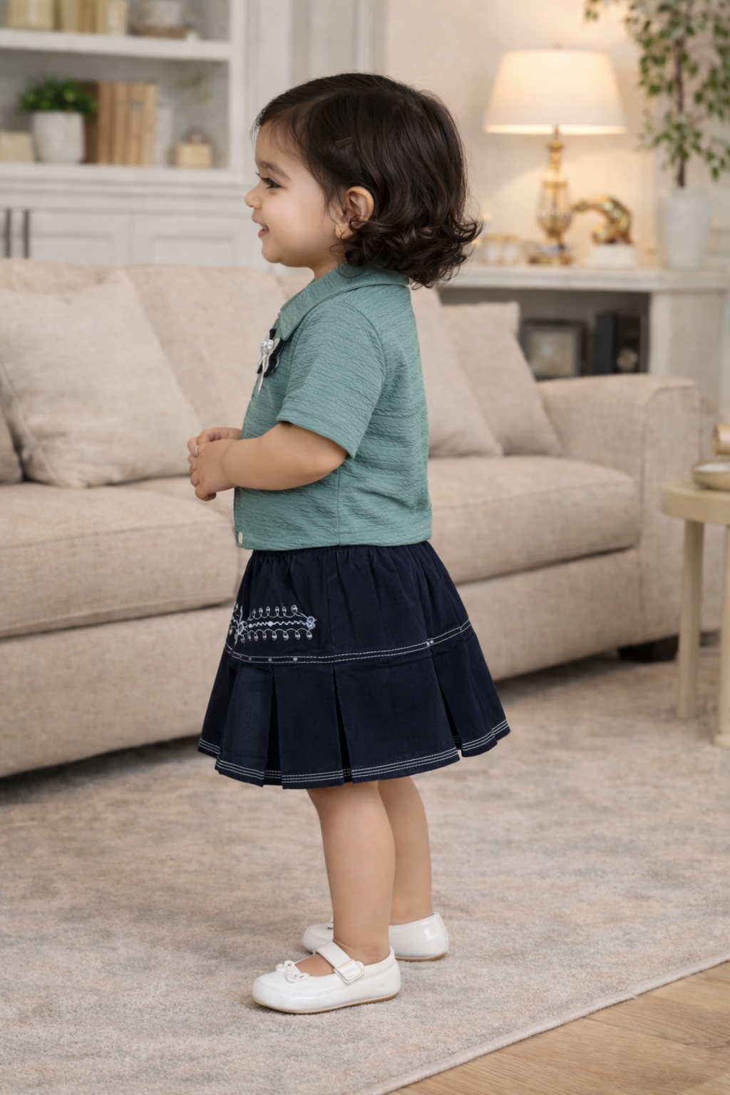 Hilytrends Girls Top and Skirt