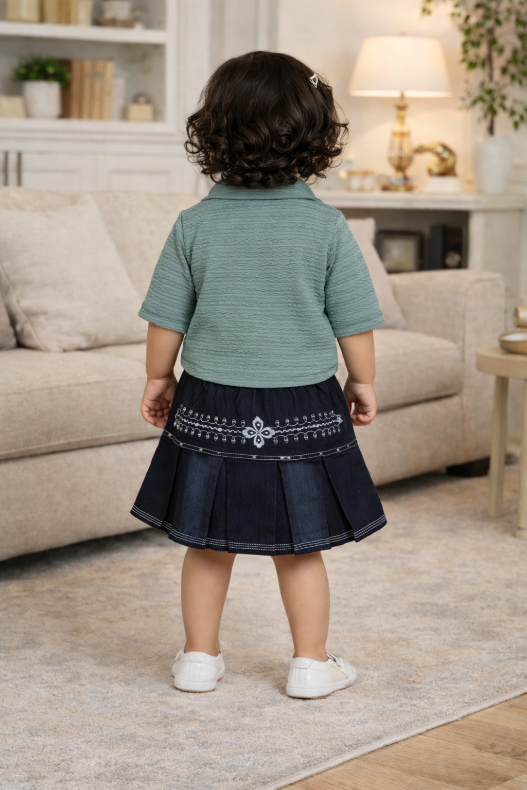 Hilytrends Girls Top and Skirt